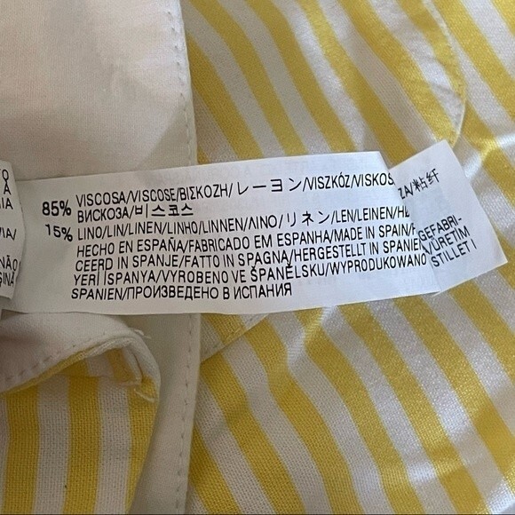 Zara Stripped Shorts Size L - Picture 4 of 4